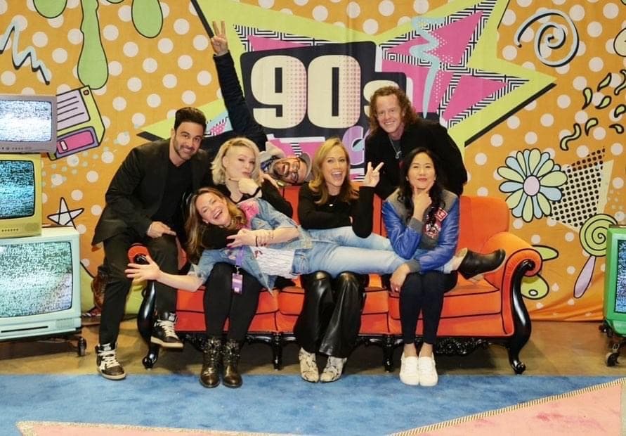 Reunited Mouseketeers at the inaugural 90s Con