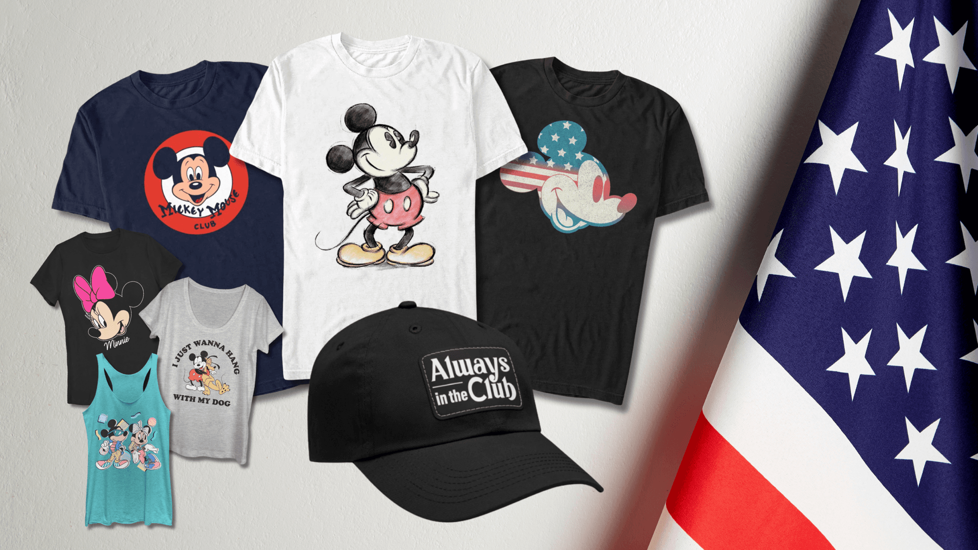 Mickey & Friends Collection — merch featuring the Leader of the Club