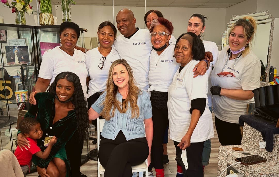 Day of Hope events providing domestic violence survivors with pampering, relaxation, and support