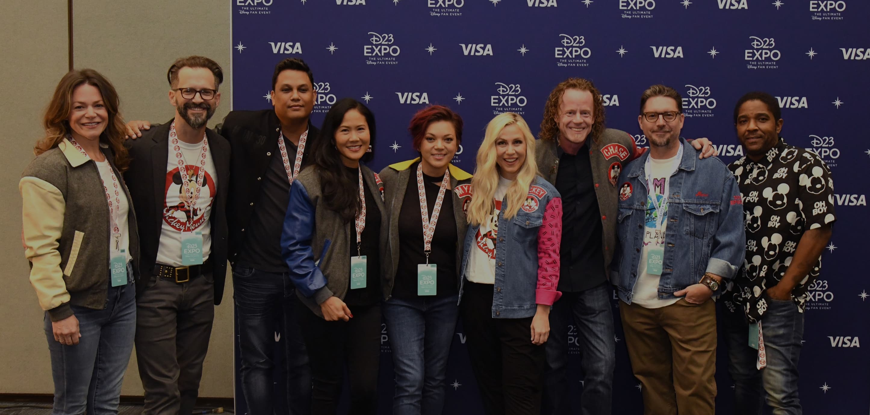 Mouseketeers reunite at Disney's D23 Fan Expo with host Ashley Eckstein